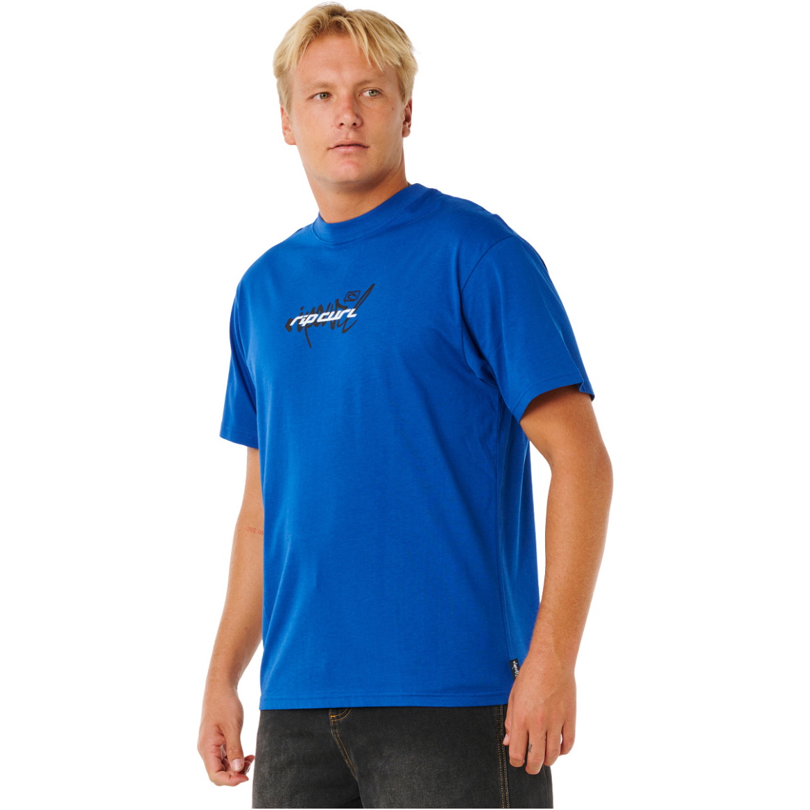2026 Rip Curl Männer Inner Visions Blast Over Tee 0XNMTE - Electric Cobalt